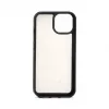 Evelatus Apple iPhone 15 Δερμάτινη θήκη με σχέδιο φερμουάρ λουλούδι λευκό