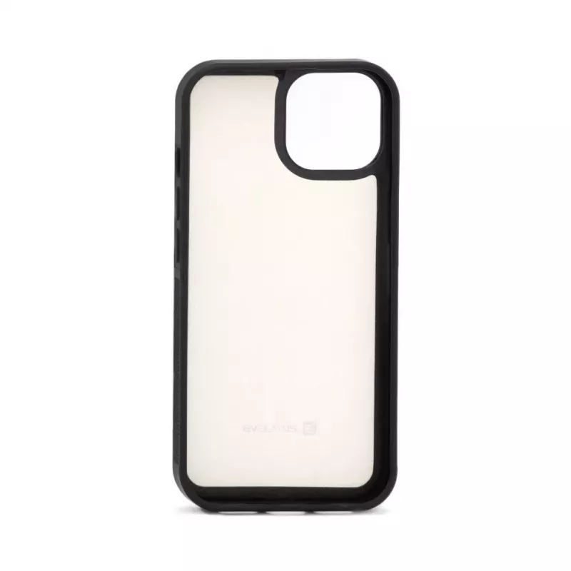 Evelatus Apple iPhone 15 Δερμάτινη θήκη με σχέδιο φερμουάρ λουλούδι λευκό