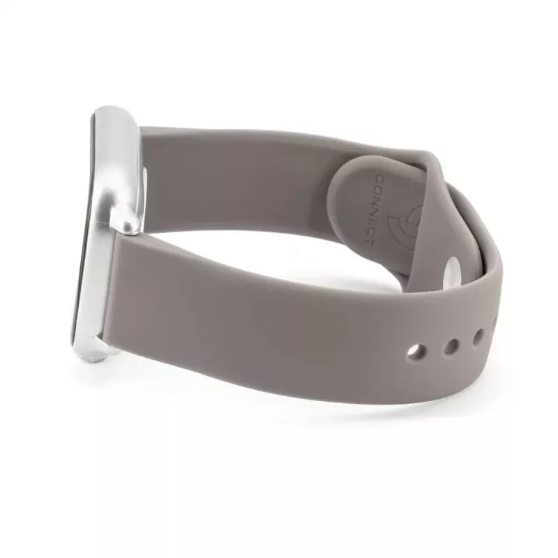 Connect 20mm Σιλικονούχο λουράκι ρολογιού Loop (S/M 110mm) γκρι
