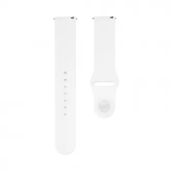 Connect 20mm Σιλικονούχο λουράκι ρολογιού Loop (130mm M/L) λευκό