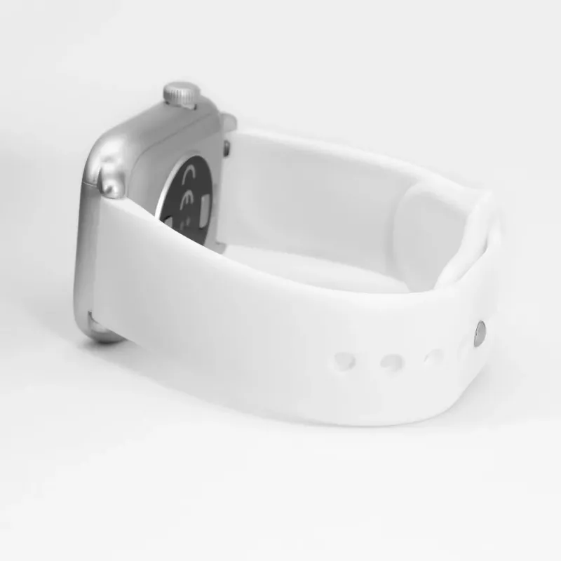 Connect 22mm Σιλικονούχο λουράκι ρολογιού Loop (130mm M/L) λευκό