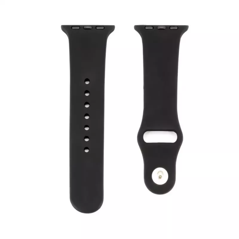 Connect Watch 38/40/41mm Σιλικόνης Loop Λουράκι Ρολογιού (132mm M/L) Μαύρο
