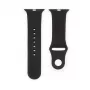 Connect Watch 38/40/41mm Σιλικόνης Loop Λουράκι Ρολογιού (132mm M/L) Μαύρο
