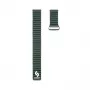 Connect 20mm Flat Head Δέρμα-Σιλικόνης Loop Μαγνητικό Λουράκι Ρολογιού (130mm M/L) Forest Green