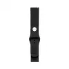Connect 22mm Σιλικόνης Loop Λουράκι Ρολογιού (S/M 110mm) Μαύρο