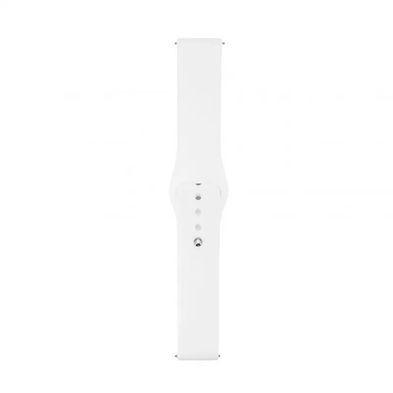 Connect 22mm Σιλικόνης Loop Λουράκι Ρολογιού (S/M 110mm) Λευκό