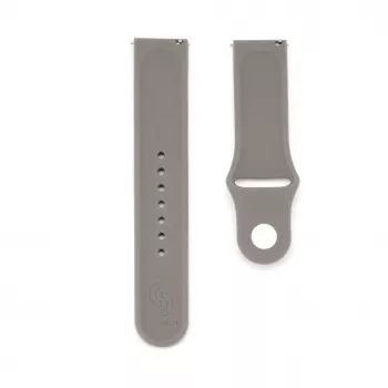 Connect 22mm Σιλικόνης Loop Λουράκι Ρολογιού (S/M 110mm) Γκρι