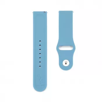 Connect 22mm Σιλικόνης Loop Λουράκι Ρολογιού (S/M 110mm) Μπλε