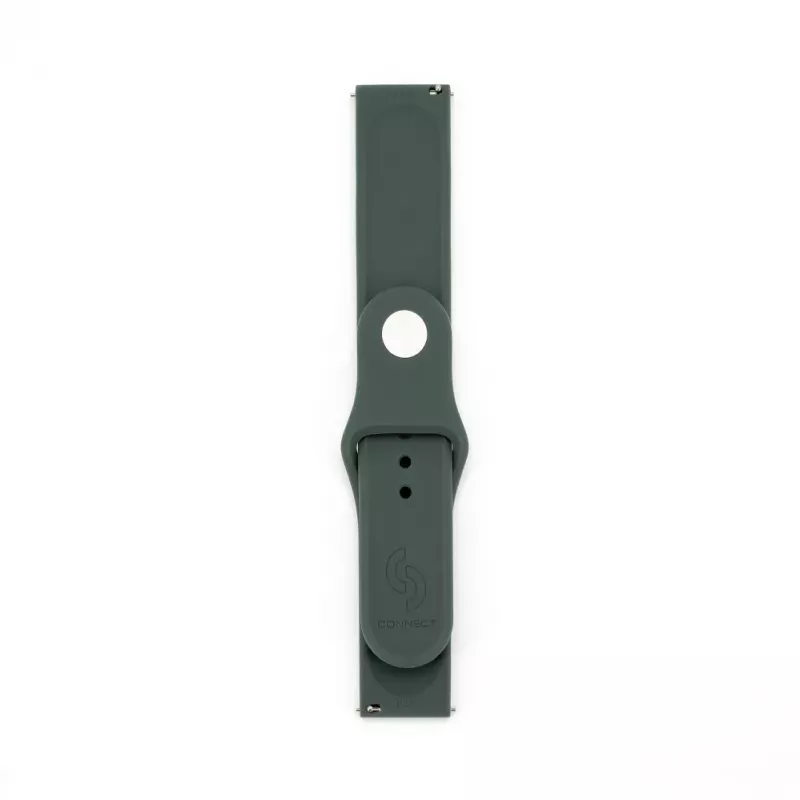 Connect 22mm Σιλικόνης Loop Λουράκι Ρολογιού (S/M 110mm) Ελιά
