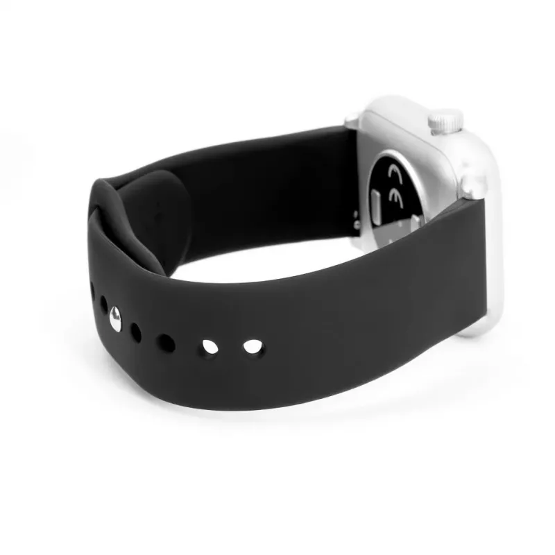 Connect 20mm Σιλικόνης Loop Λουράκι Ρολογιού (S/M 110mm) Μαύρο