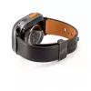 Connect Watch 38/40/41mm Δερμάτινο λουράκι ρολογιού Single Loop Buckle Μαύρο