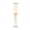 Connect Watch 38/40/41mm Δερμάτινο λουράκι ρολογιού Single Loop Buckle Λευκό