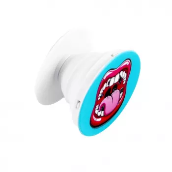 iLike Universal Pop Holder Lips Ροζ μπλε