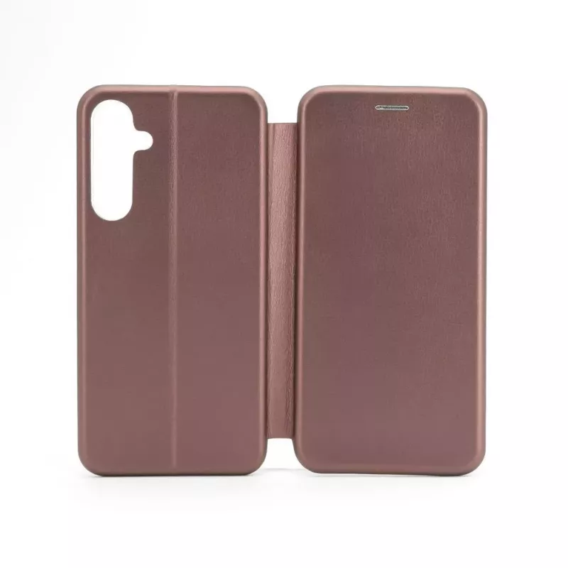 iLike Samsung Galaxy A55 Θήκη βιβλίου Plum