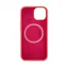 Evelatus Apple iPhone 15 Premium θήκη σιλικόνης Soft Touch MagSafe Camelia