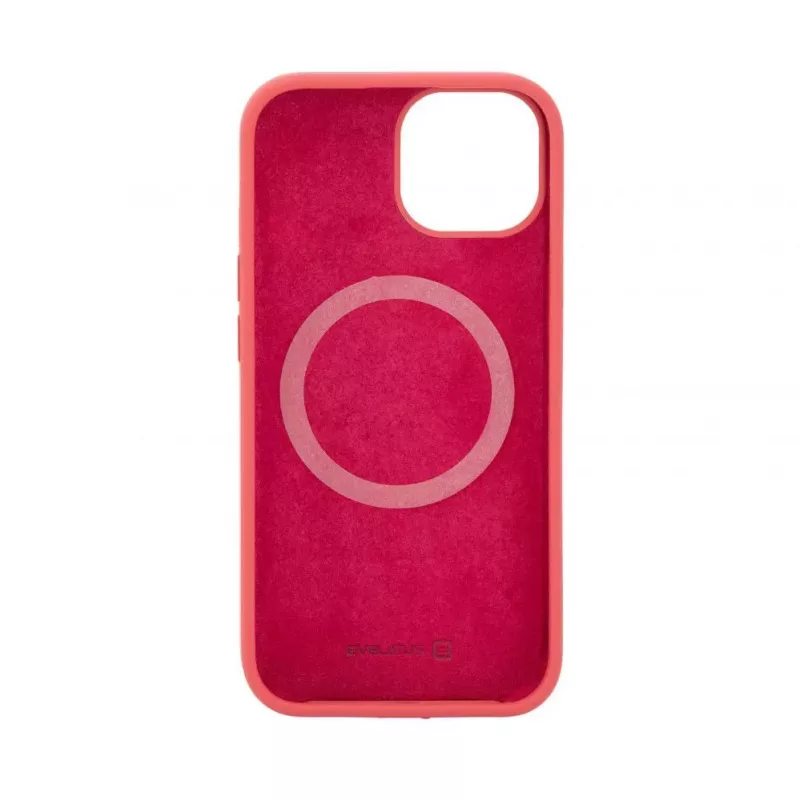 Evelatus Apple iPhone 15 Premium θήκη σιλικόνης Soft Touch MagSafe Camelia