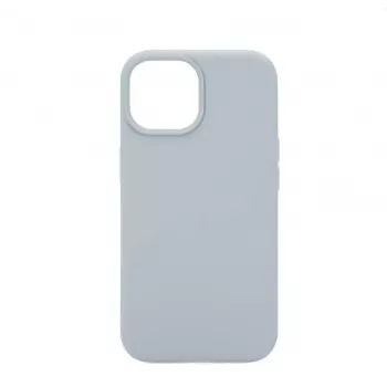 Connect Apple iPhone 13 Premium MagSafe Soft Touch Θήκη Σιλικόνης New Function Γκρι Μπλε