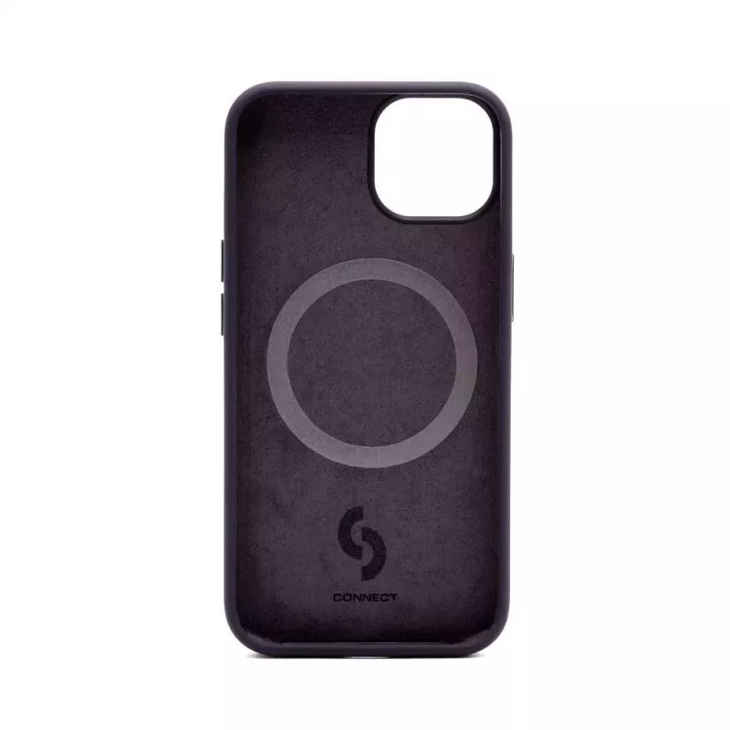 Connect Apple iPhone 14 Premium MagSafe Soft Touch Θήκη Σιλικόνης New Function Μωβ