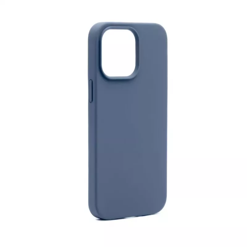 Connect Apple iPhone 14 Pro Premium MagSafe Soft Touch Θήκη Σιλικόνης New Function Μπλε του Μεσονυχτίου