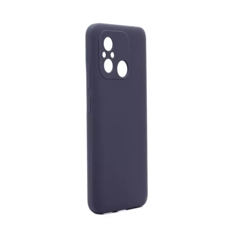 Connect Xiaomi Redmi 12C Premium Quality Soft Touch Θήκη Σιλικόνης Μπλε του Μεσονυχτίου