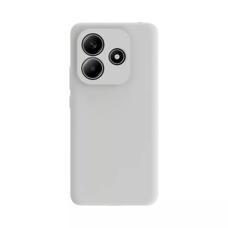 Evelatus Xiaomi Redmi Note 13 4G Premium Soft Touch Θήκη Σιλικόνης Ασημί