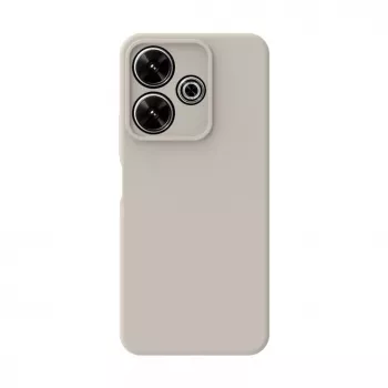 Connect Xiaomi Redmi Note 13 Pro Plus Θήκη Silicone Premium Quality Soft Touch Ασημί