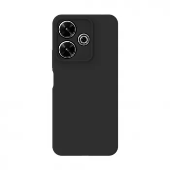 Connect Xiaomi Poco M6 Pro Θήκη Silicone Premium Quality Soft Touch Μαύρο