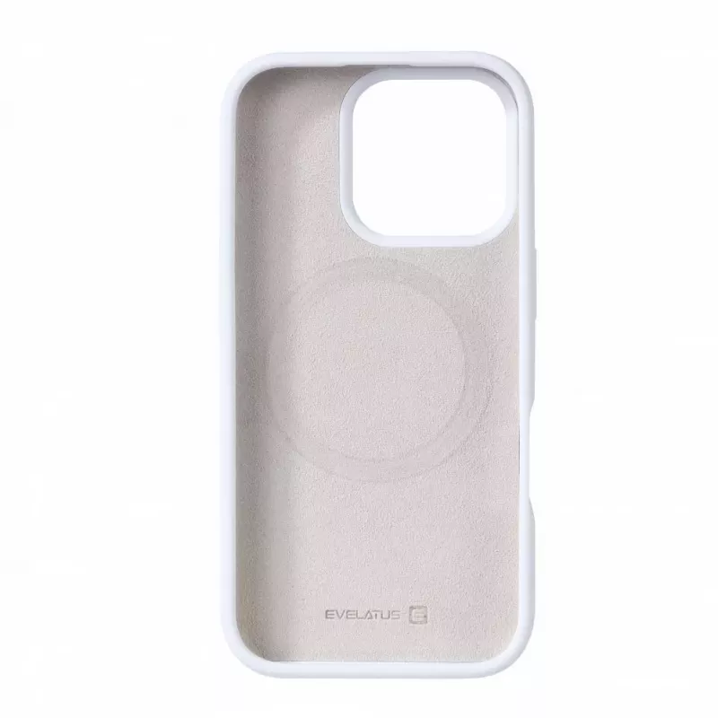 Evelatus Apple iPhone 16 Pro Premium MagSafe Soft Touch Θήκη Σιλικόνης Λευκό