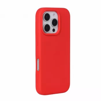 Evelatus Apple iPhone 16 Pro Premium Magsafe Soft Touch Θήκη Σιλικόνης Κόκκινο