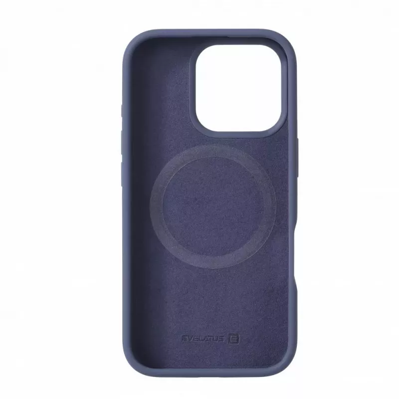 Evelatus Apple iPhone 16 Pro Premium Magsafe Soft Touch Θήκη Σιλικόνης Midnight Blue
