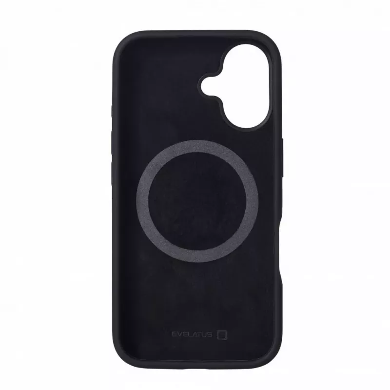Evelatus Apple iPhone 16 Premium MagSafe Soft Touch Θήκη Σιλικόνης Μαύρο
