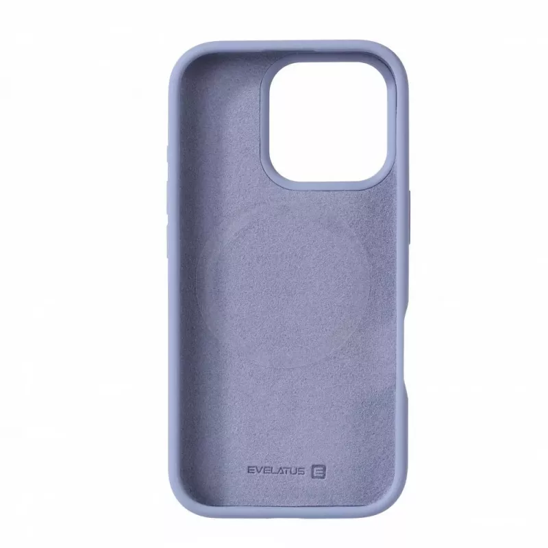 Evelatus Apple iPhone 16 Pro Max Premium MagSafe Soft Touch Θήκη Σιλικόνης Lavender Gray