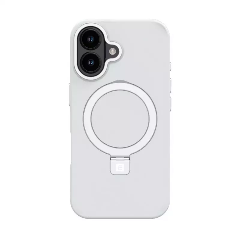 Evelatus Apple iPhone 16 Shield Case MagSafe & Stand Ματ Ασημί