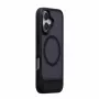Evelatus Θήκη Apple iPhone 16 με Επένδυση από Καουτσούκ, MagSafe, με Βάση, Μαύρο