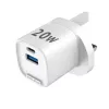 Evelatus QuickVolt Φορτιστής 20W UK/HK Λευκός