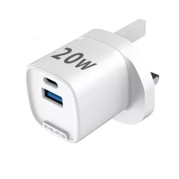 Evelatus QuickVolt Φορτιστής 20W UK/HK Λευκός