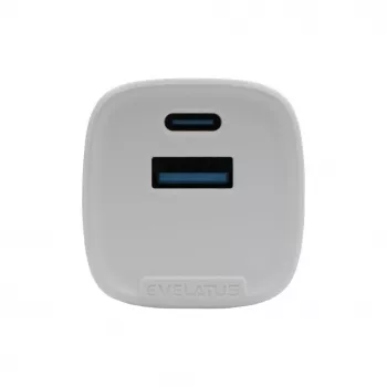 Evelatus QuickVolt Φορτιστής 20W USA/CN Λευκός