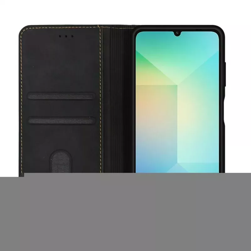 Evelatus Samsung Galaxy A06 Θήκη Βιβλίο Μαύρο