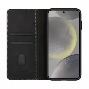 Evelatus Samsung Galaxy S25 Θήκη Βιβλίου Μαύρη