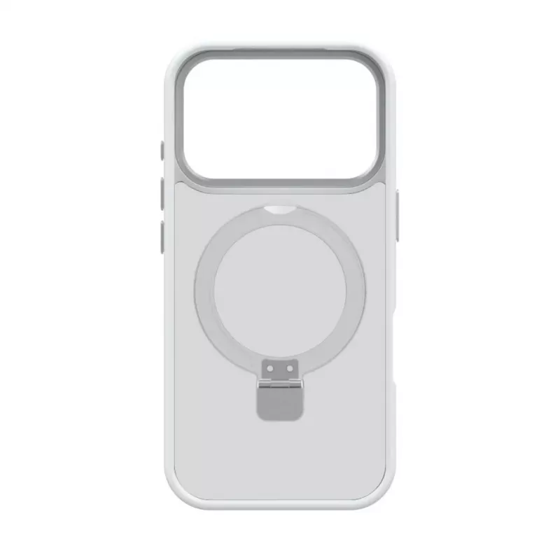 Evelatus Apple iPhone 17 Pro Shield Case με MagSafe & Stand, Ματ Ασημί