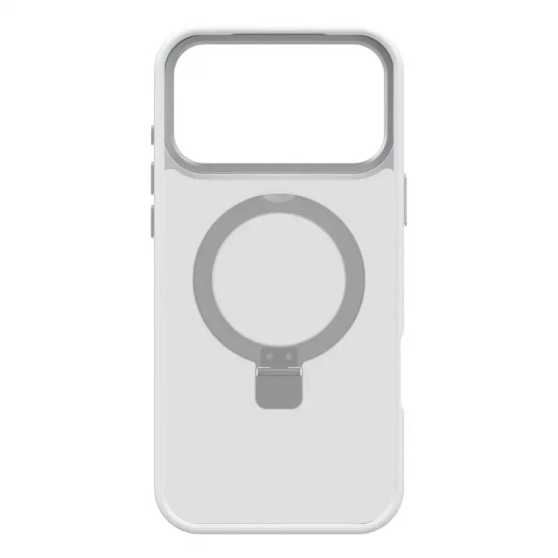 Evelatus Apple iPhone 17 Pro Max Shield Case με MagSafe & Stand, Ματ Ασημί
