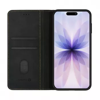 Evelatus Apple iPhone 17 Θήκη Βιβλίου Folio Μαύρη