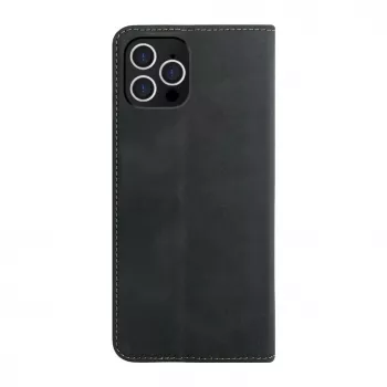 Evelatus Apple iPhone 12 / 12 Pro Θήκη Βιβλίου Folio Μαύρη