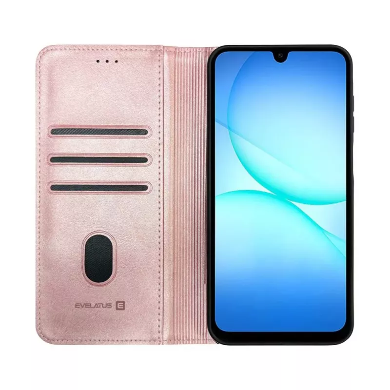 Evelatus Samsung Galaxy A17 Θήκη Βιβλίου Folio Ροζ