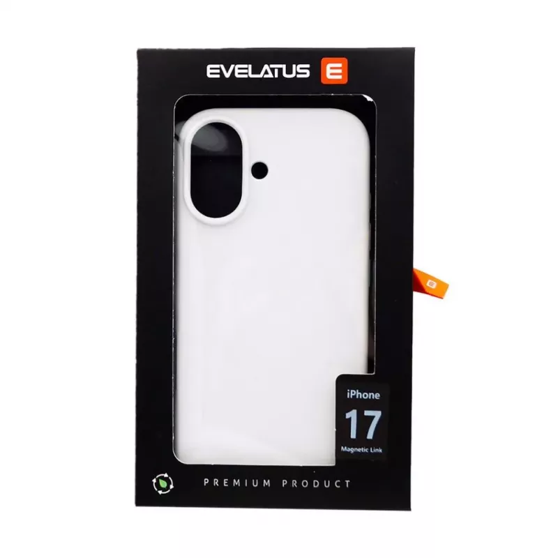 Evelatus Apple iPhone 17 Premium Θήκη Σιλικόνης MagSafe Soft Touch Λευκή
