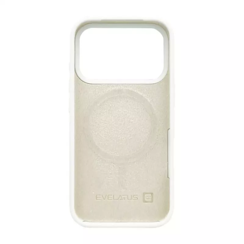 Evelatus Apple iPhone 17 Pro Premium Θήκη Σιλικόνης MagSafe Soft Touch Ασημί