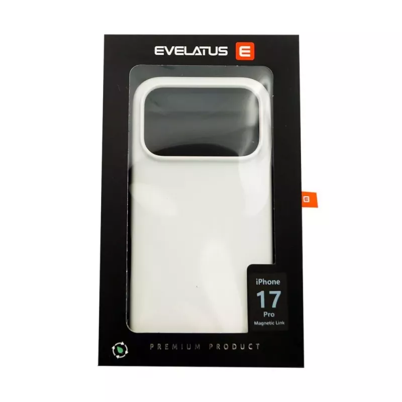 Evelatus Apple iPhone 17 Pro Premium Θήκη Σιλικόνης MagSafe Soft Touch Ασημί