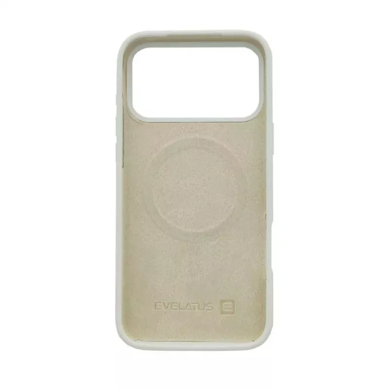 Evelatus Apple iPhone 17 Pro Max Premium Θήκη Σιλικόνης MagSafe Soft Touch Ασημί