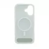 Evelatus Apple iPhone 17 Θήκη με Επίστρωση Καουτσούκ MagSafe με Βάση Ασημί