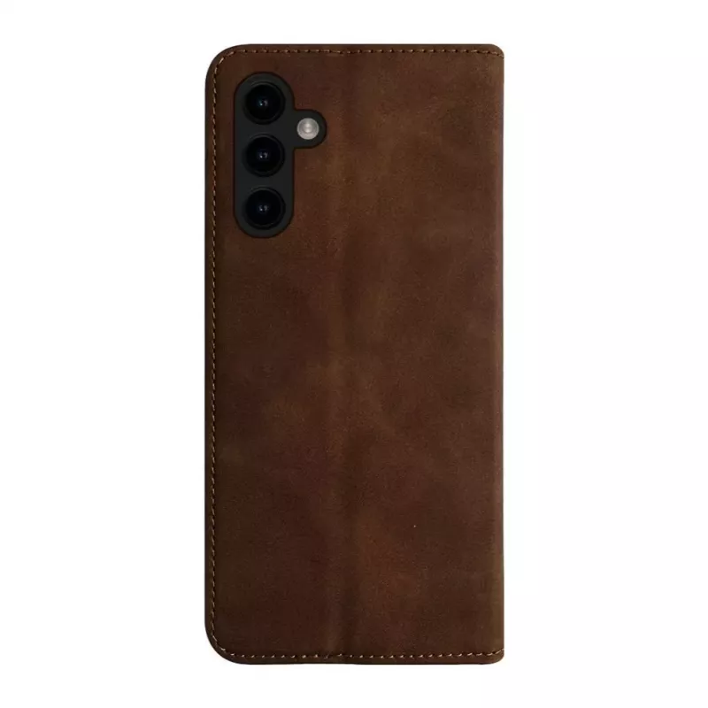 Evelatus Samsung Galaxy A37 Θήκη Βιβλίου Καφέ